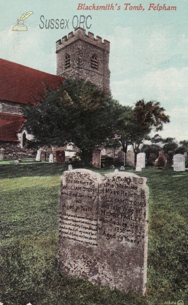 Image of Felpham - St Mary's Church - Blacksmith's Tomb